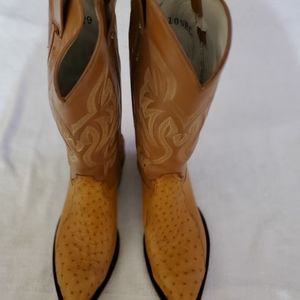 Men ostrich Cowboy Boots